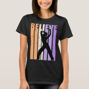 Kinder retro dansteam geloven praktijk modern t-shirt