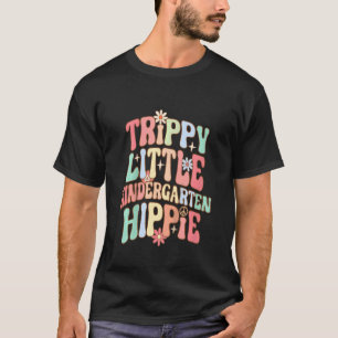 Kinder Retro Kindergarten Trippie Little Hippy Kin T-shirt