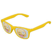 Kinder Retro Party Emoji Shades Kinder Zonnebril (Gekanteld)