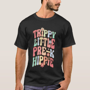 Kinder Retro Pre K Trippie Little Hippy Kinder Ter T-shirt