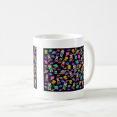 Kinder Retro Robots en Astronauten Koffiemok (Voorkant rechts)