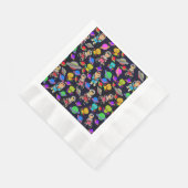 Kinder Retro Robots en Astronauten Servet (Hoek)