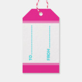 Kinder Retro Rolschaatsen Party Gift Label Cadeaulabel (Achterkant)