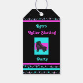 Kinder Retro Rolschaatsen Party Gift Label Cadeaulabel (Voorkant)