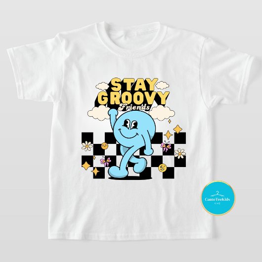 Kinder Retro Shirt | Stay Groovy T-shirt