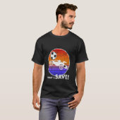 Kinder retro Style Rocket Rc Soccer Car League Gam T-shirt (Voorkant volledig)