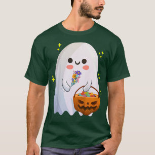Kinder retroflector Groovy Halloween Pumpkin T-shirt
