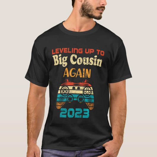 Kinder retroflectoren tot grote neef opnieuw 2023  t-shirt (Voorkant)
