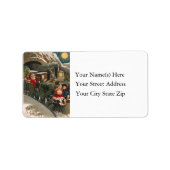 Kinder Ride Santa Claus Train  Etiket (Voorkant)