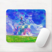 Kinder Riding ATV All Terrain Vehicle on Road Muismat (Met muis)