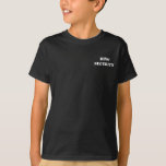 Kinder RING SECURITY Ringbearer's T-shirt<br><div class="desc">Het perfecte shirt voor een heel belangrijk klein man op je grote dag!</div>