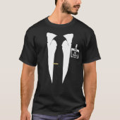 Kinder ringdrager Funny Ring Security Tuxedo Groom T-shirt (Voorkant)
