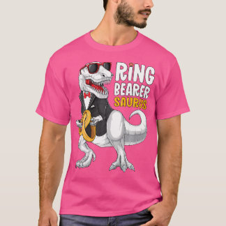 Kinder ringdrager saurus Shirt tux t rex bruiloft
