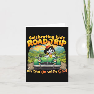 Kinder roadtrip onderweg vieren met God VBS Kaart