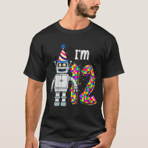 Kinder Robot Ik ben 12 jaar oude Robotische Wetens T-shirt