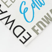 Kinder robot op maat fleece deken (Hoek)