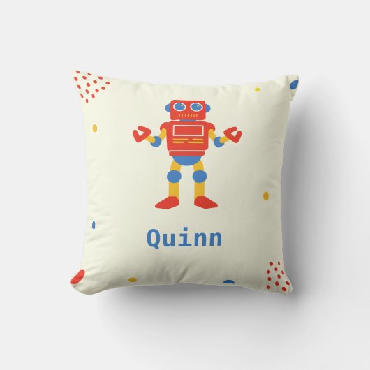 Kinder robots kussen (Voorkant)