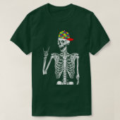 Kinder Rock N Roll Skeleton Hand Autism Awareness T-shirt (Design voorkant)