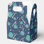 Kinder Rocket Ship Jupiter Saturn Planet Stars Bedankdoosjes (Geopend)
