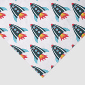 Kinder Rocket Space Pattern Tissuepapier (Detail)