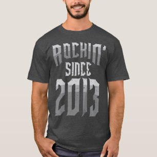 Kinder Rockin' sinds 2013 Rock Music Fan 9th T-shirt