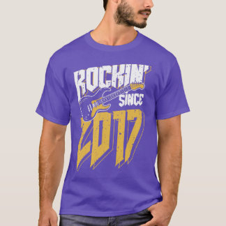 Kinder Rockin' sinds 2017 Rock Music Fan 5th T-shirt