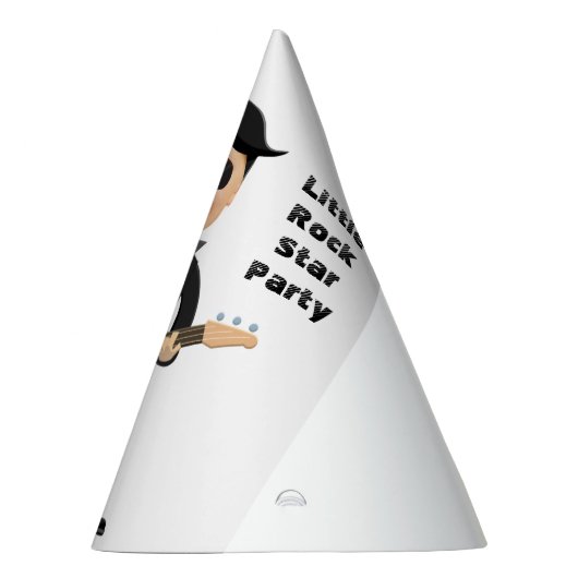 Kinder 🎸🤣 Rockstar Verjaardag Gitaar Funky Fun Feesthoedjes (Rechts)