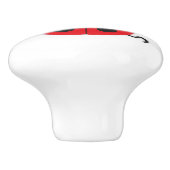 Kinder rode ladybug ladybird insect grafische deur keramische knop (Zijkant)