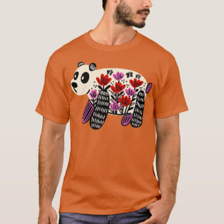 Kinder Rode Panda T-shirt