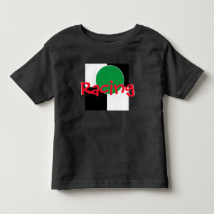 Kinder rode racen shirts