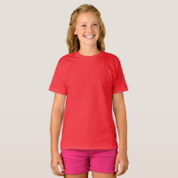 Kinder rode T-shirt / Aanpassen