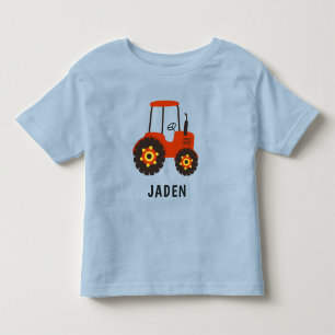 Kinder rode trekker - Aangepast Boerderij voertuig Kinder Shirts