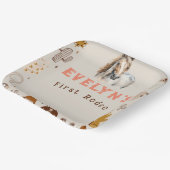 Kinder Rodeo Cowboy Rustiek Western Papieren Bordje (Gebogen)