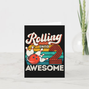 Kinder rollen in 2 jaar 2e Bowling verjaardagspark Kaart