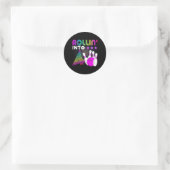 Kinder Rollin In 4 Bowling Verjaardagsfeest 4e Geb Ronde Sticker (Tas)