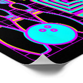 Kinder Rollin in 5 Bowling Bowler 5th Birthday Par Poster (Hoek)