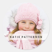 Kinder Ronde Sluiting Sticker (Voorkant)