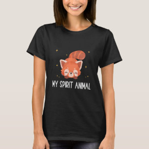 Kinder Rood Panda kind My Spirit Animal Panda Boys T-shirt