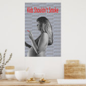Kinder rook niet roken poster (Keuken)