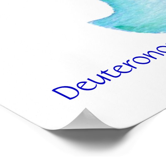 Kinder Room Scripts, God houdt van je, Teddy Bear Poster (Hoek)