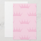 Kinder roze Briefpapier (Voorkant / Achterkant)