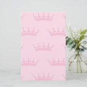 Kinder roze Briefpapier (Staand voorkant)