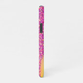 Kinder roze glitter Unicorn - Aangepast iPhone Hoesje (Rechterkant)