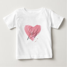 Kinder Roze Hart T-shirt