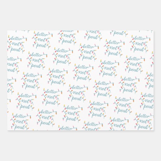 Kinder roze kerst inpakpapier vel (Voorkant 3)