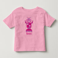 Kinder Roze Paarse Robot gepersonaliseerde meisjes