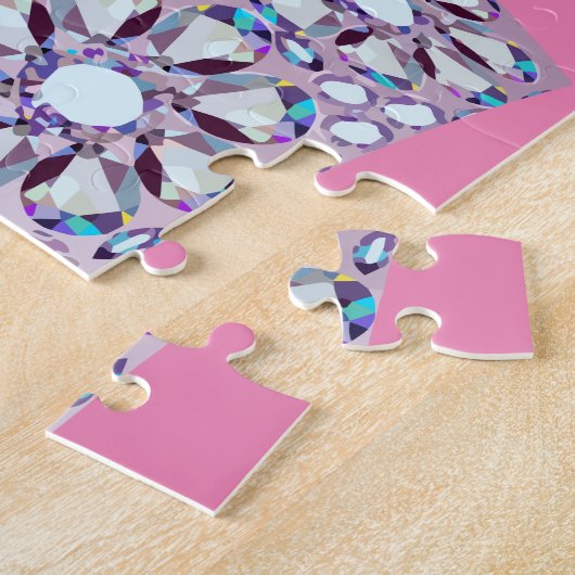 Kinder Roze Princess Royal Monarchy Crown Legpuzzel (Zijkant)