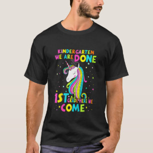 Kinder Rug School Magical Unicorn 1st Grade hier T-shirt