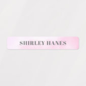 Kinder Rugtas | Oudere Ouder Blush Roze Kleding Labels (Design 1)