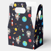 Kinder ruimte thema patroon bedankdoosjes (Geopend)